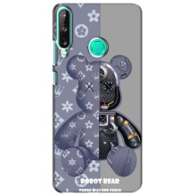 Силиконовый чехол для Huawei P40 Lite e – Медведь Louis Vuitton