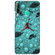 Силиконовый Чехол Nike Air Jordan на Хуавей П40 Лайт е (Джордан Найк)
