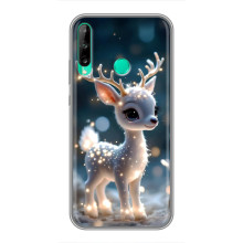 Яркий чехол для Huawei P40 Lite e с Зимними Оленятами – Блистающий оленёнок