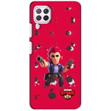 Бампер (ТПУ) с принтом Brawl Stars на Хуавей П40 Лайт (Кольт на красном)