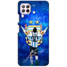 Чехлы для Huawei P40 Lite (Leo чемпион) (AlphaPrint) (Месси сборная)
