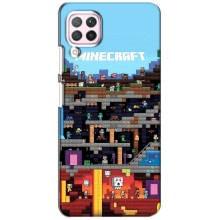 Чехол Майнкрафт на Huawei P40 Lite (AlphaPrint) Minecraft (фон Minecraft)