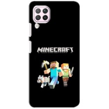 Чехол Майнкрафт на Huawei P40 Lite (AlphaPrint) Minecraft (герои Minecraft)