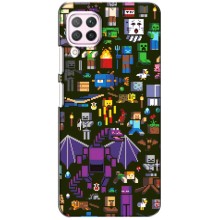 Чехол Майнкрафт на Huawei P40 Lite (AlphaPrint) Minecraft (Коллаж Майнкрафт)