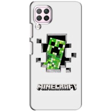 Чехол Майнкрафт на Huawei P40 Lite (AlphaPrint) Minecraft (крипер Майнкрафт)