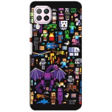 Чехол майнкрафт для Huawei P40 Lite (Все персонажи)