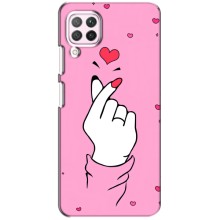 Чехол с принтом для Huawei P40 Lite (AlphaPrint - Знак сердечка) – Знак Love