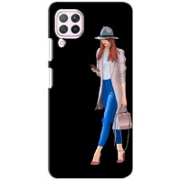 Чехол с картинкой Модные Девчонки Huawei P40 Lite (Девушка со смартфоном)