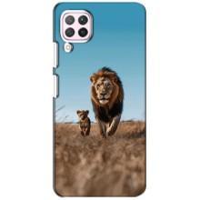 Чехол Король лев на Хуавей П40 Лайт (Мусафа и Симба)