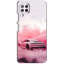 Чохол з авто Порше для Huawei P40 Lite – Рожевий Порше