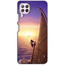 Чехол с мультфильмом Моана Huawei P40 Lite (Моана в море)