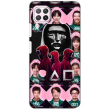 Чехол Гра в кальмара для Huawei P40 Lite – Персонажи игры кальмара