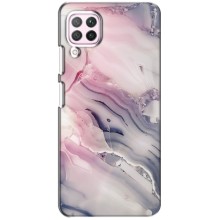 Мраморный чехол на Huawei P40 Lite (VPrint) (Пурпурный Мрамор)