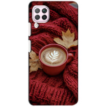 Чехол с уникальным дизайном «Осень с кофе» для Huawei P40 Lite – Кофе на пледе