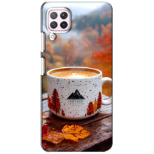 Чехол с уникальным дизайном «Осень с кофе» для Huawei P40 Lite – Кофе на природе