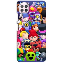 Силиконовый Чехол на Huawei P40 Lite с картинкой Brawl Stars – Персонажи