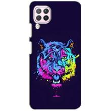 Силіконовий бампер з картинкою звірів для Huawei P40 Lite (Тигр-Арт)