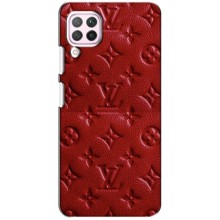 Текстурный Чехол Louis Vuitton для Хуавей П40 Лайт (Красный ЛВ)