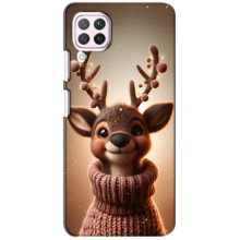 Яскравий чохол для Huawei P40 Lite з Зимові Оленята – Олень в светрі
