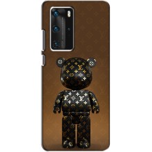 Чехлы для Huawei P40 Pro - Bearbrick Louis Vuitton (PREMIUMPrint)