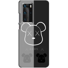 Чехлы для Huawei P40 Pro - Bearbrick Louis Vuitton (PREMIUMPrint) (БеарБрик глаза)