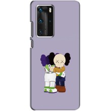 Чехлы для Huawei P40 Pro - Bearbrick Louis Vuitton (PREMIUMPrint) (Дружба Беарбрик)