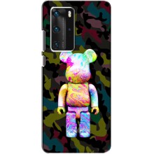 Чехлы для Huawei P40 Pro - Bearbrick Louis Vuitton (PREMIUMPrint) (Яркий Bearbrick)