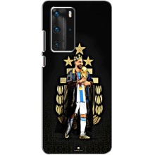 Чехлы для Huawei P40 Pro (Leo чемпион) (AlphaPrint) (Месси Король)