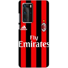 Чехлы для Huawei P40 Pro (VPrint) - Футбольные клубы (Milan)
