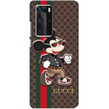 Чохли  GUCCI для Хуавей П40 Про (AlphaPrint) (Маус Гуччі)