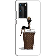 Чохли Луі Вітон для Huawei P40 Pro (AlphaPrint - LOUIS VUITTON) (кава LOUIS VUITTON)