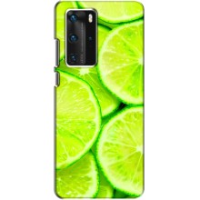 Чехлы с Фруктами для Huawei P40 Pro (VPrint) (Лайм)