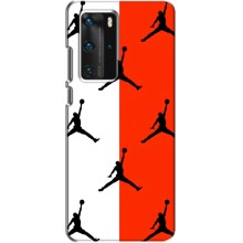 Чехлы для Huawei P40 Pro - с картинкой JORDAN (AlphaPrint) (Лого Джордан)