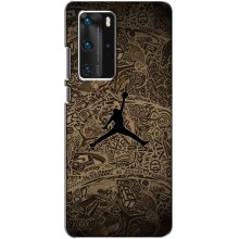 Чехлы для Huawei P40 Pro - с картинкой JORDAN (AlphaPrint) (Logo Jordan)