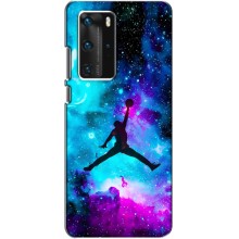 Чехлы для Huawei P40 Pro - с картинкой JORDAN (AlphaPrint) (Яркий Джордан)