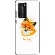 Чохли з картинкою Лисичка для Huawei P40 Pro (VPrint) (Дівчинка Лиса)