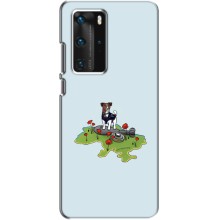 Чехлы с картинкой собаки Патрон для Huawei P40 Pro (AlphaPrint) (Сапер Пес)