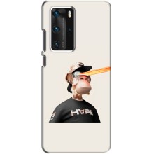 Чехлы с Обезьянами NFT для Huawei P40 Pro (AlphaPrint) (обезьяна NFT в очках)