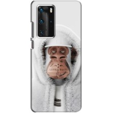 Чехлы с Обезьянами NFT для Huawei P40 Pro (AlphaPrint) (обезьяна NFT в тату)