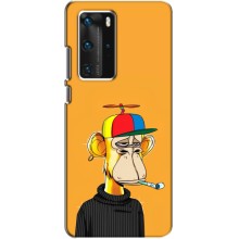 Чехлы с Обезьянами NFT для Huawei P40 Pro (AlphaPrint) (Скучающая Обезьяна NFT)