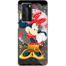 Чехол Disney Mouse Huawei P40 Pro (PREMIUMPrint) (Minni с бантиком)