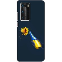 Чехол для Патриота Украины Huawei P40 Pro - (AlphaPrint) – Коктейль молотова