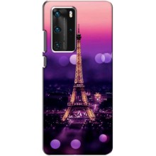 Чехол Эйфелева Башня для Huawei P40 Pro - (AlphaPrint)