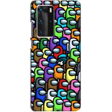 Чохли Амонг Ас для Huawei P40 Pro (AlphaPrint) (Убитий)