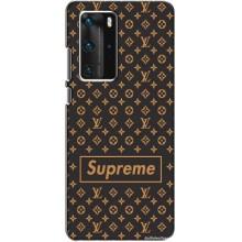 Чехол для Huawei P40 Pro с картинкой Supreme (AlphaPrint)