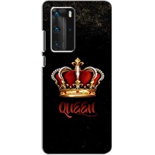 Чохол з Короною Хуавей П40 Про - (AlphaPrint) (Корона короля)
