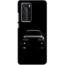 Чехол для Хуавей П40 Про - с принтом БМВ (AlphaPrint) (Машина BMW)