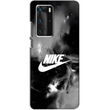 Чехол для Huawei P40 Pro - с принтом Найк (AlphaPrint) (Лого Найк)