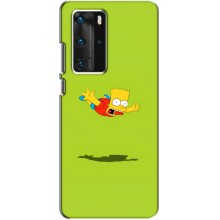 Чjхол з Сімпсонами для Huawei P40 Pro (VPrint) (Барт Сімпсон)
