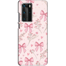 Чохол банти для Huawei P40 Pro – Банти з квітами